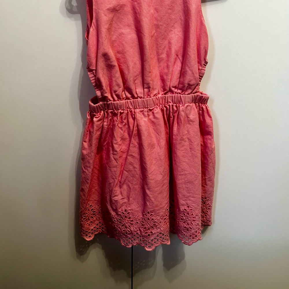 GAP Coral Kids Dress with Lace Hem